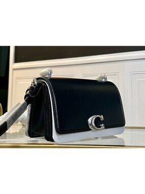 NEW!!!  With Tags!  Coach Women's Luxe Refined Calf Leather Bandit Crossbody
